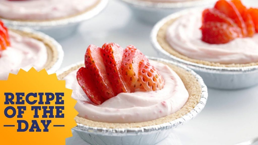 Recipe of the Day: No-Bake Strawberry Cheesecakes | 30 Minute Meals with Rachael Ray | Food Network