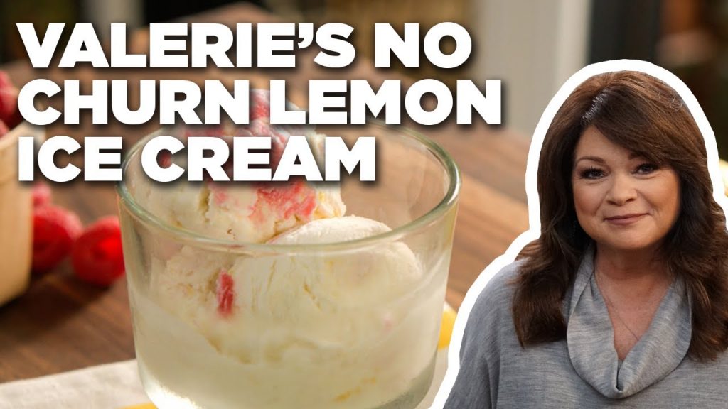 Valerie Bertinelli's No Churn Lemon Ice Cream!