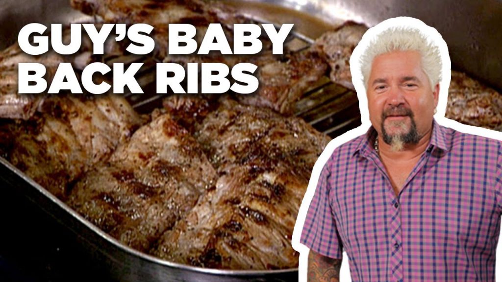 Guy Fieri Vinegar-Brined Baby Back Ribs!
