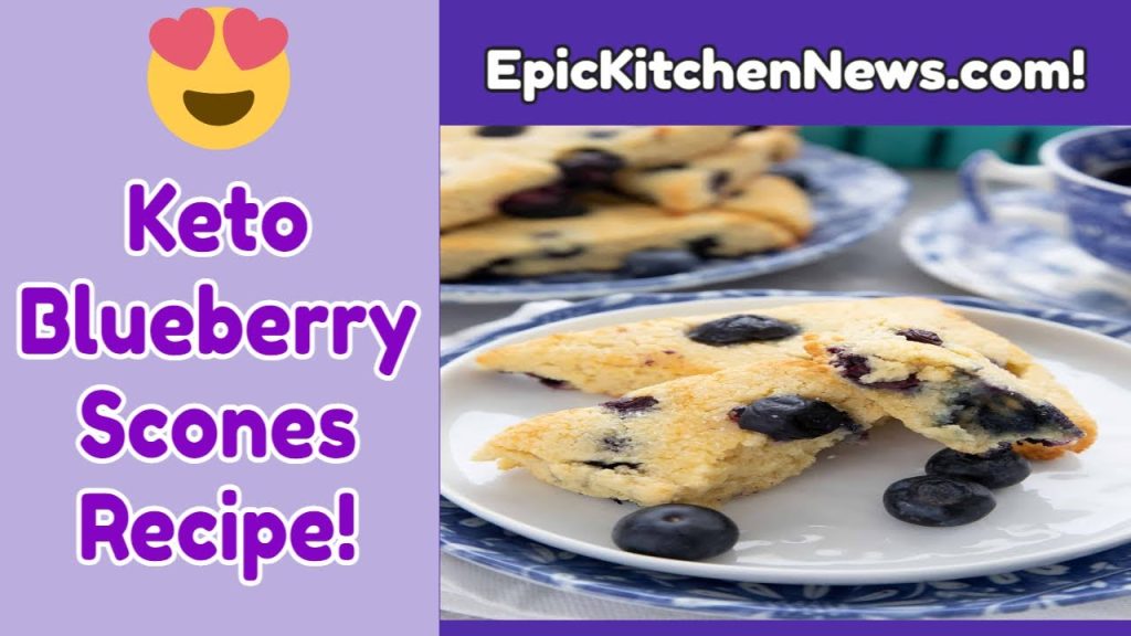 Keto Blueberry Scones Recipe - Best Crumbly Scones Recipe Ever!